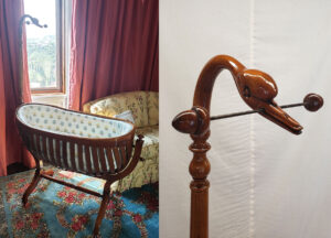 Restoration of a 19th century bassinet (French polish finish)